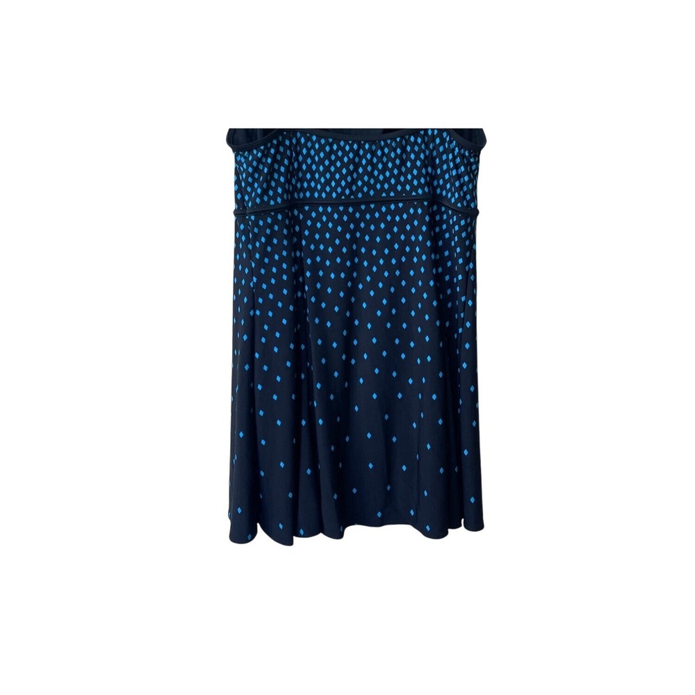 Great Lengths One Piece Polka Dot Swimsuit Size 10 Skirt Dress Bikini Bottoms - Picture 8 of 10